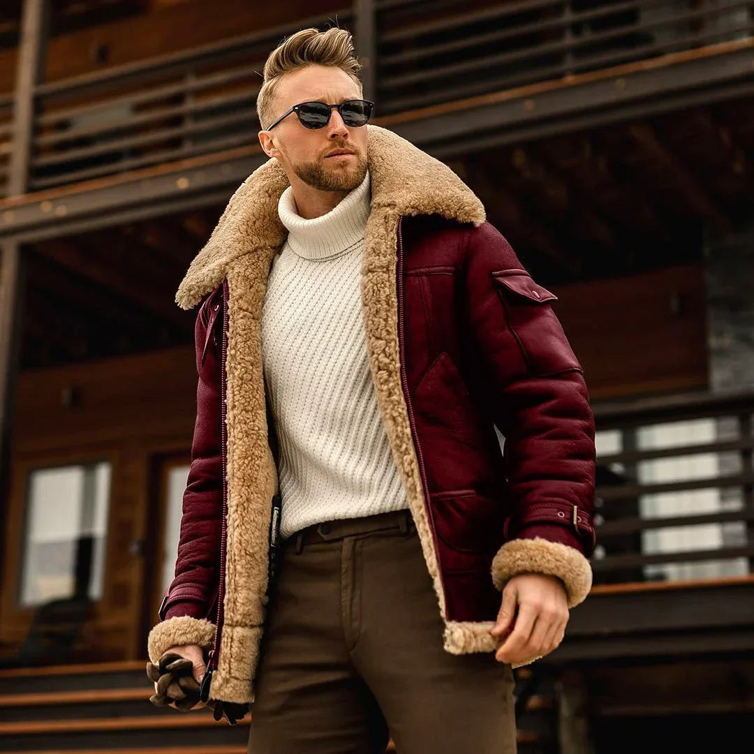 Scott - Manteau d'hiver pour Hommes à Doublure épaisse