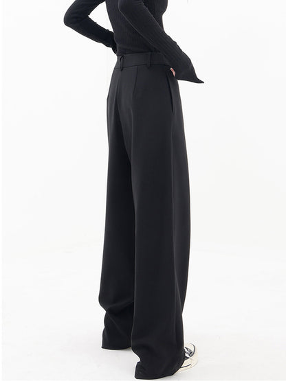 Lily - Pantalon taille haute asymétrique