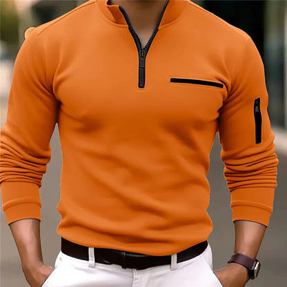 Raoul - Pull Luxe à Zip Quart pour Homme