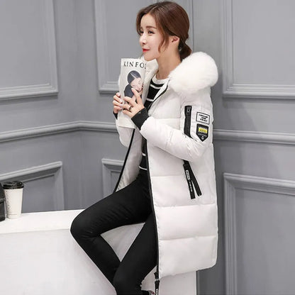 Melissa - Manteau d'hiver Mi-long Avec Capuche Pour Femme