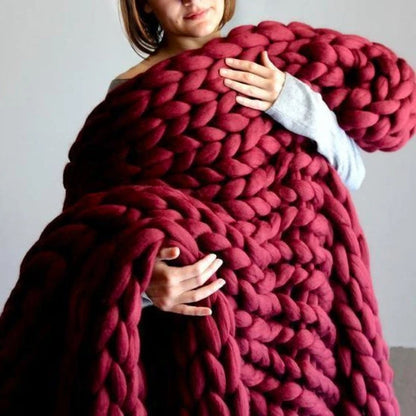 DIY Chunky XL 1000 grammes fil de Laine Pour Tricoter une Couverture Très Douce.