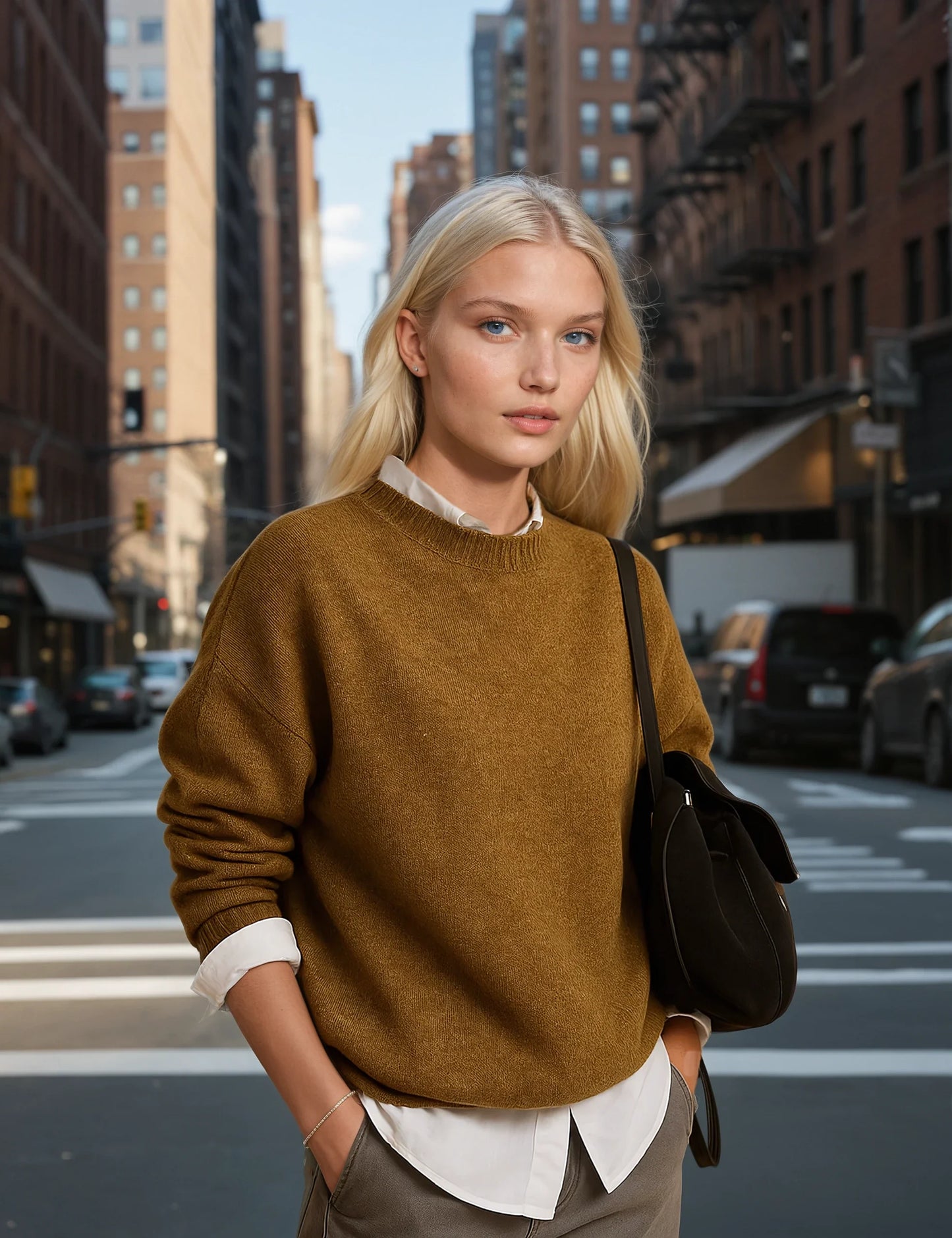 Velorisse - Pull en Maille Chaude en Mélange de Laine, Élégant et Intemporel, pour Femme