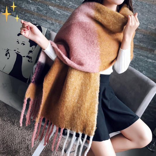 Mirabella Lorena Écharpe en Cachemire XL | 100% de Chaleur et de Protection