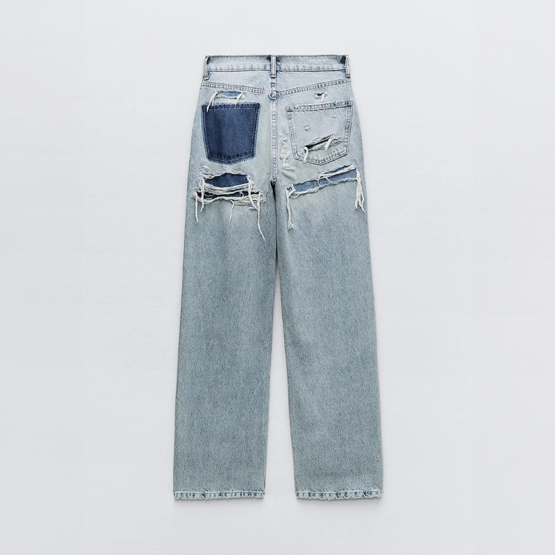 Olivia - Jean taille haute à jambes larges