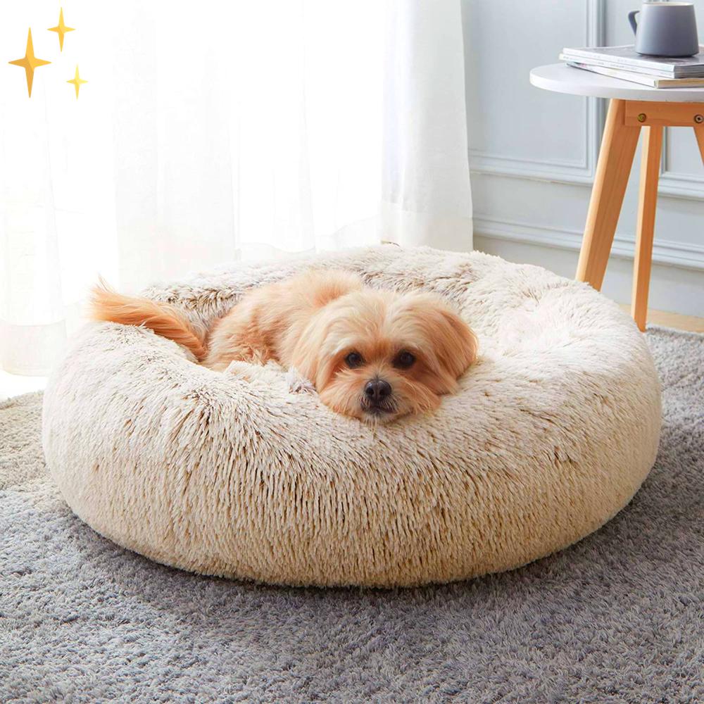 Safe&Warm Lit Donut pour Animaux de Compagnie | Une Sensation Merveilleusement Chaude et Sécurisante pour Votre Animal de Compagnie