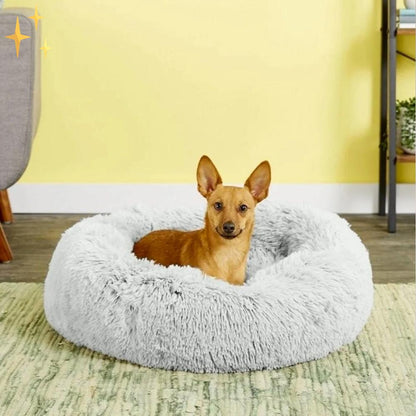 Safe&Warm Lit Donut pour Animaux de Compagnie | Une Sensation Merveilleusement Chaude et Sécurisante pour Votre Animal de Compagnie