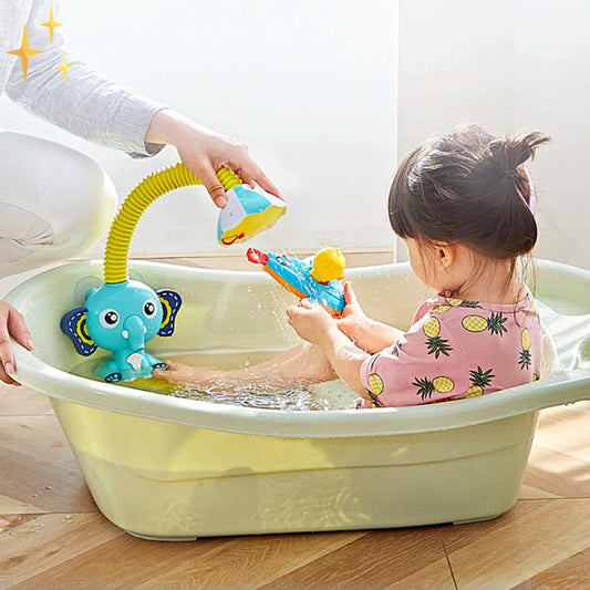 Adorable Jouet de Bain Arroseur Éléphant